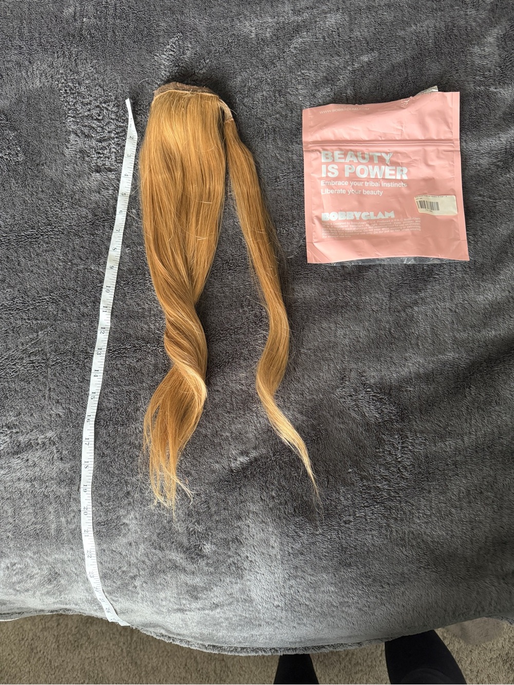 Golden Blonde Clip-In Ponytail Extension